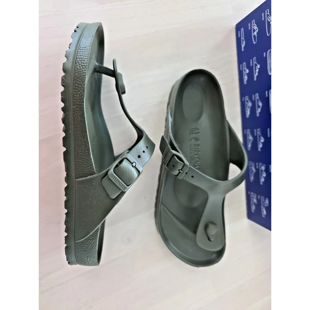 Birkenstock Gizeh Eva Unisex Thong Sandal Khaki Size US 10 M8 Regular unisex NEW